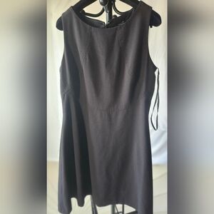 Tahari Black Midi Dress